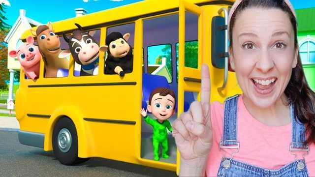 Kids Video: Let's Take a Bus Ride with Animal Friends