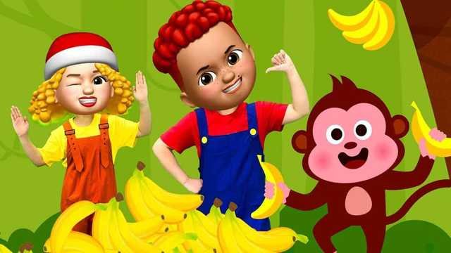 Dance Video | Monkey Banana Dance🐒🍌 | Baby Monkey