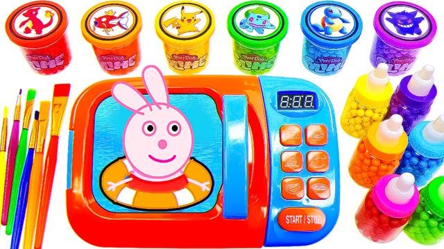 Satisfying Video💕| How to make rainbow🌈 slime candy with peppa