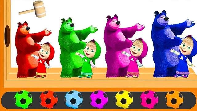 Dance Video | Coloring Pages For Children With Masha And The Bear