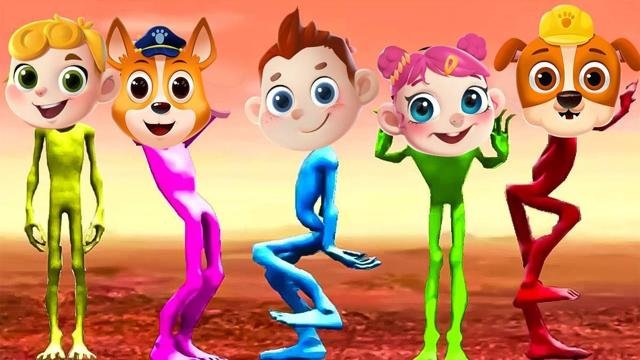 "Dance Teaching: Green Alien Dance VS Girl "