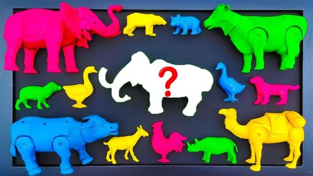 Toy Clean Video🧸| Learning to recognize animals while cleaning toy🦀